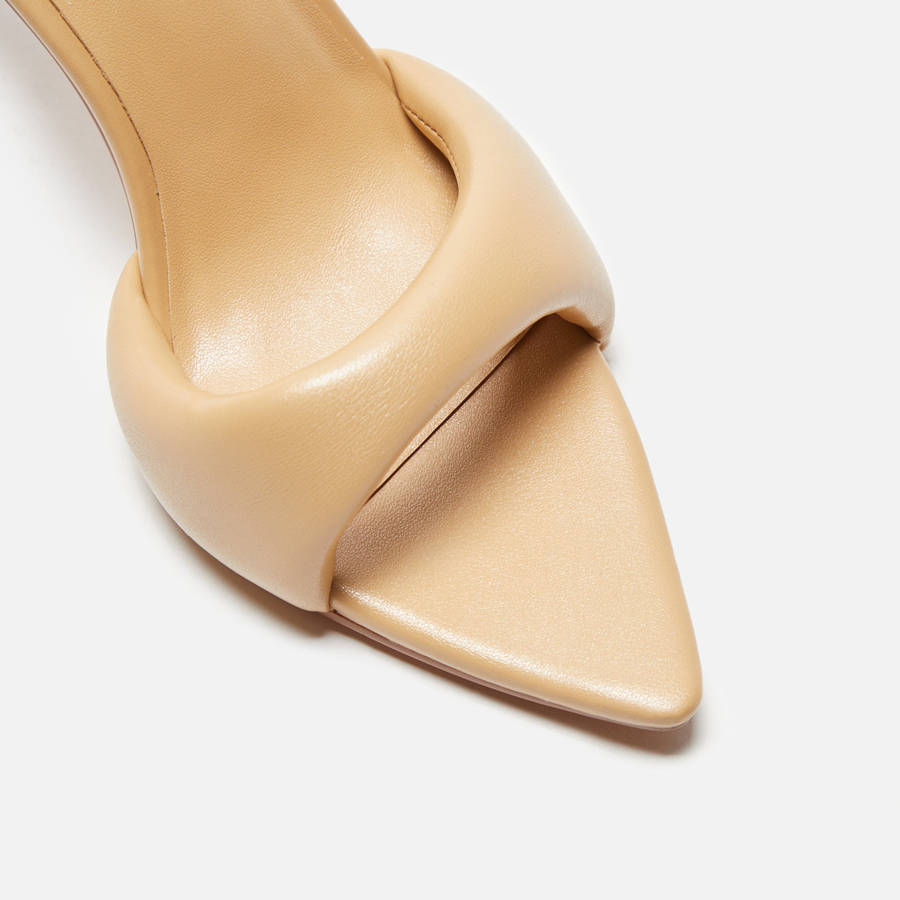 Beige Women Kith Femme LA Saint Slipper Heels | 2536-WZFSI