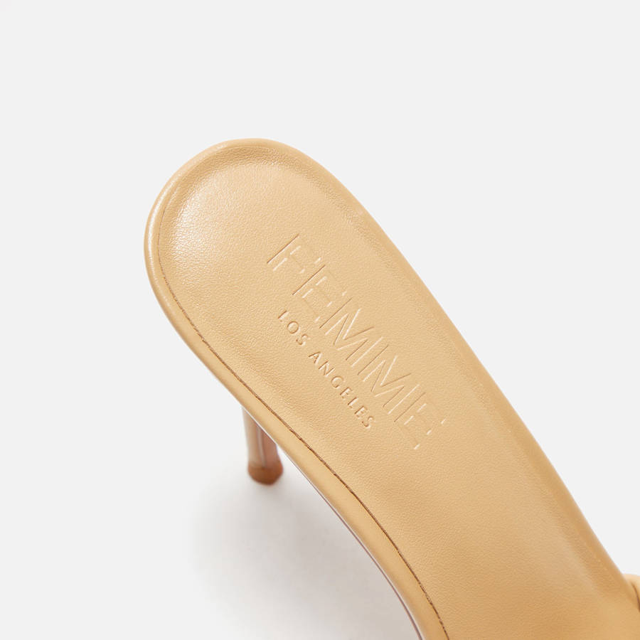 Beige Women Kith Femme LA Saint Slipper Heels | 2536-WZFSI