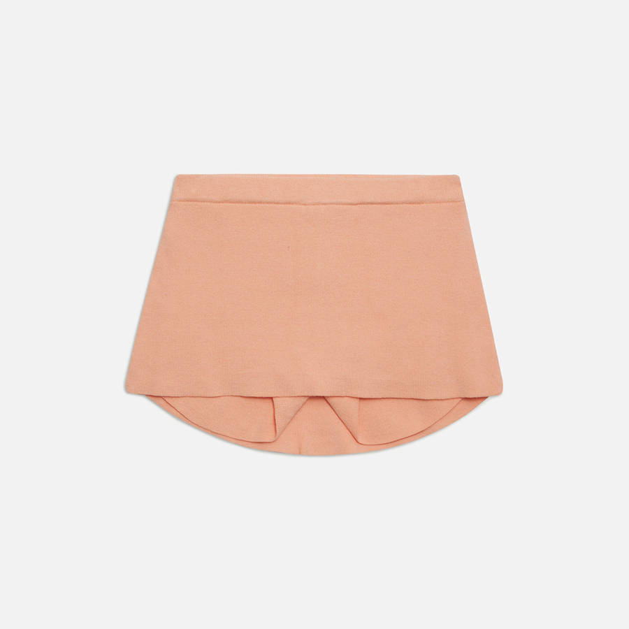 Beige Women Kith Frankies Bikinis Marialla Cloud Knit Skirts | 9605-RQXTS