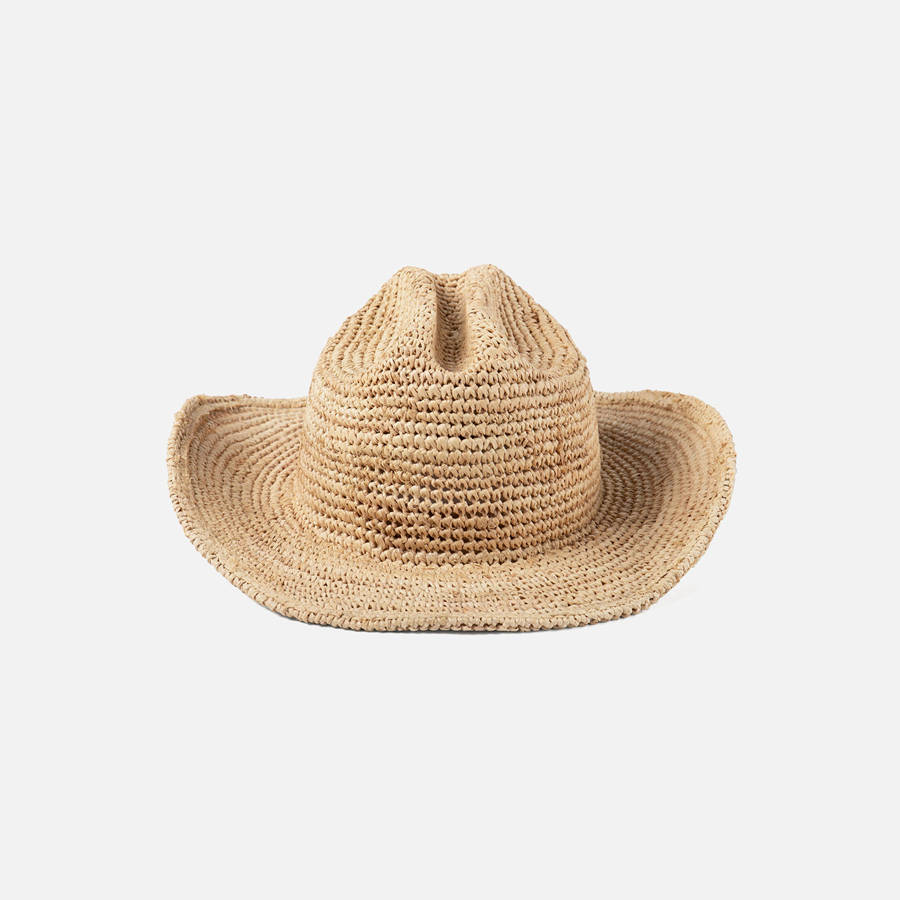 Beige Women Kith Lack of Color Raffia Cowboy Hat Headwear | 9487-QPDJR