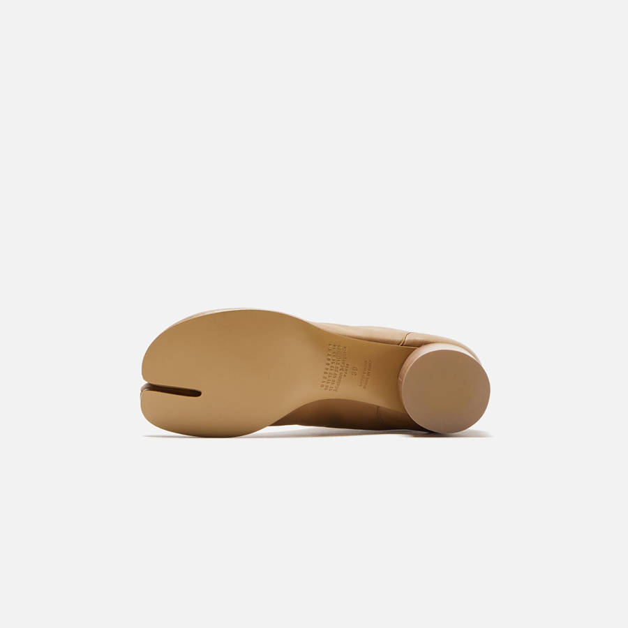 Beige Women Kith Maison Margiela Tabi Ankle Boots | 9021-BMXLN