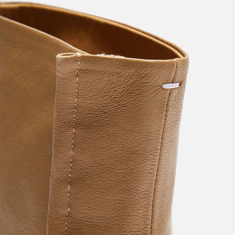 Beige Women Kith Maison Margiela Tabi Ankle Boots | 9021-BMXLN