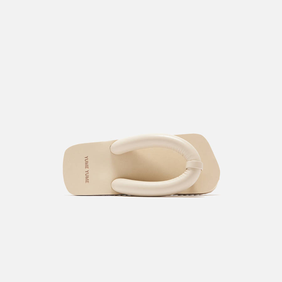 Beige Women Kith Yume Yume Suki Sandals | 7931-SRUNK