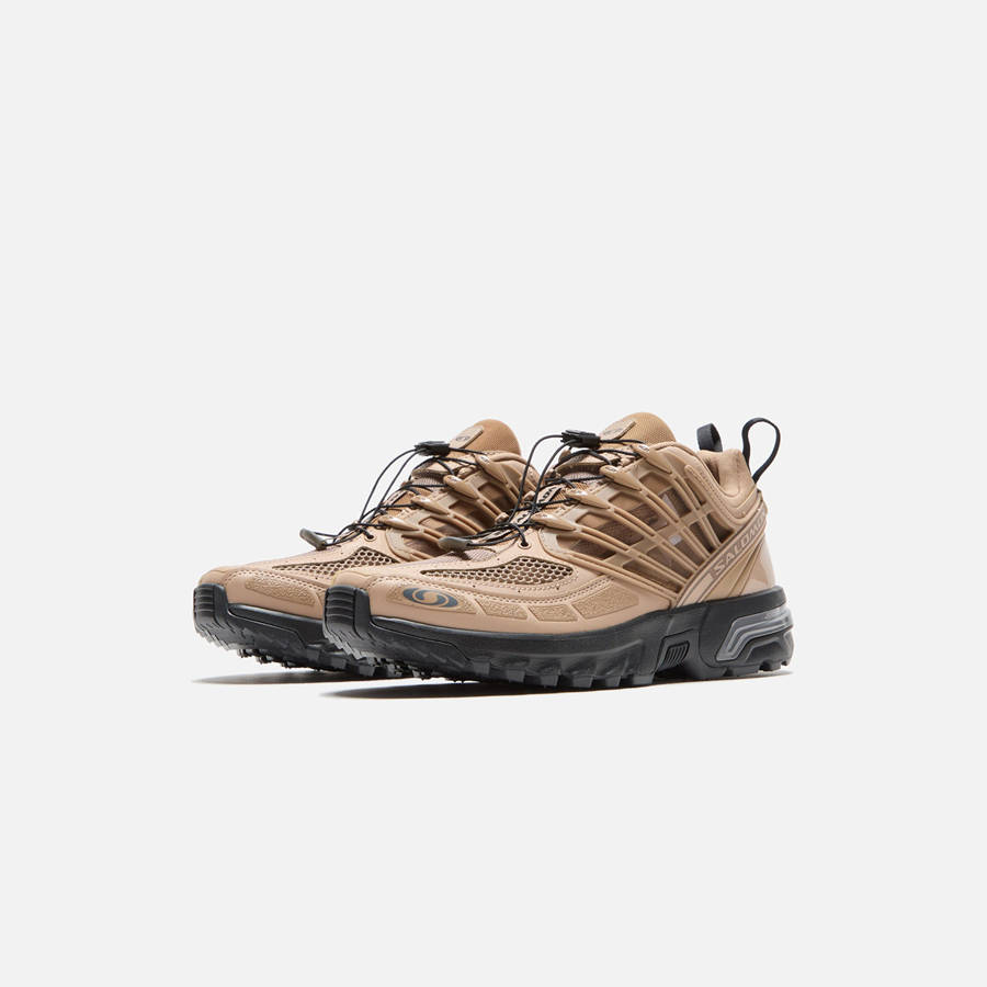 Beige / Black Men Kith Salomon ACS Pro Sneakers | 9013-OQXAT