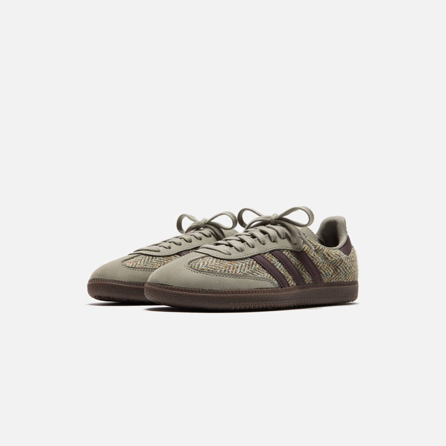 Beige / Brown / White Men Kith adidas Samba OG Sneakers | 6512-TQKDN