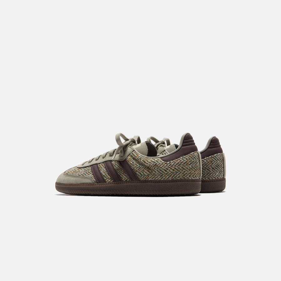 Beige / Brown / White Men Kith adidas Samba OG Sneakers | 6512-TQKDN