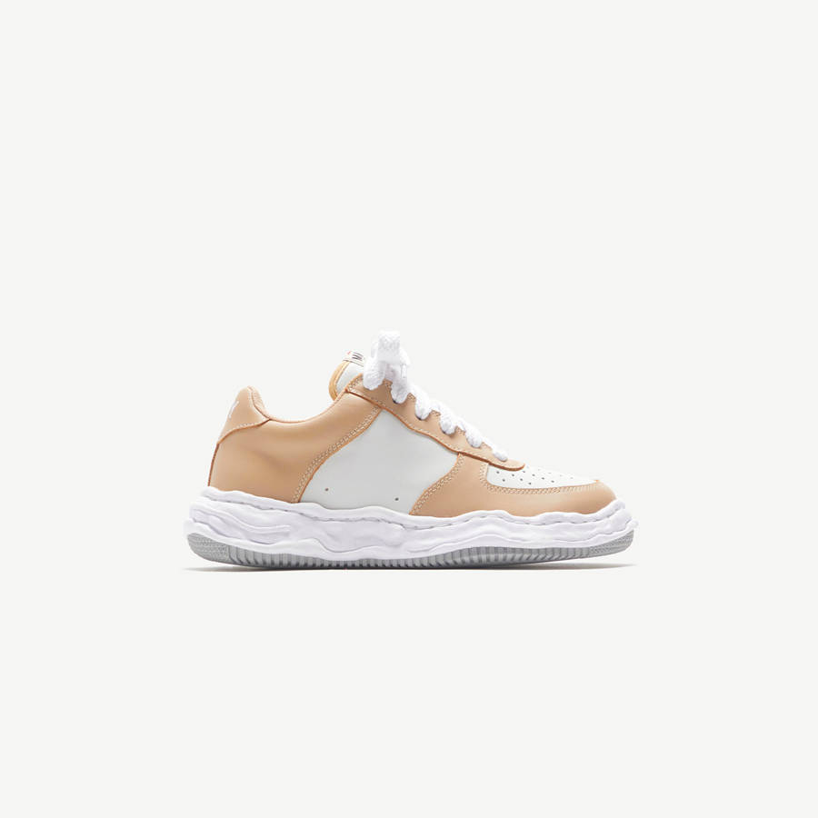 Beige / White Men Kith Mihara Yasuhiro Wayne Low Sneakers | 6358-OBSRN