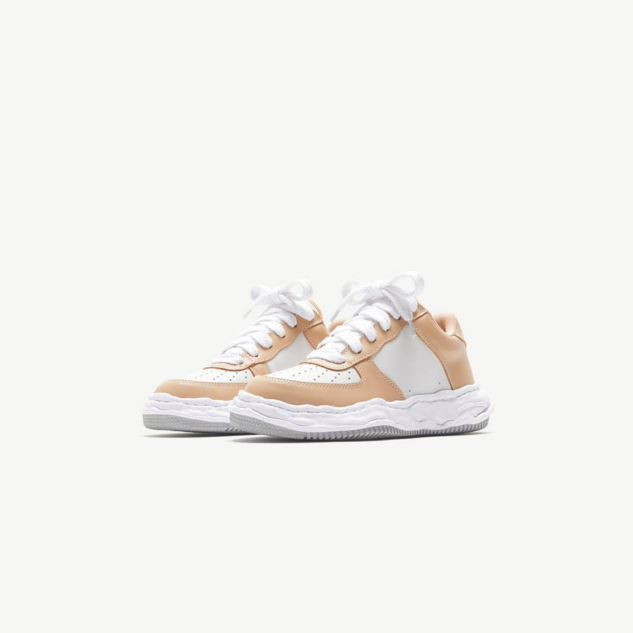 Beige / White Men Kith Mihara Yasuhiro Wayne Low Sneakers | 6358-OBSRN