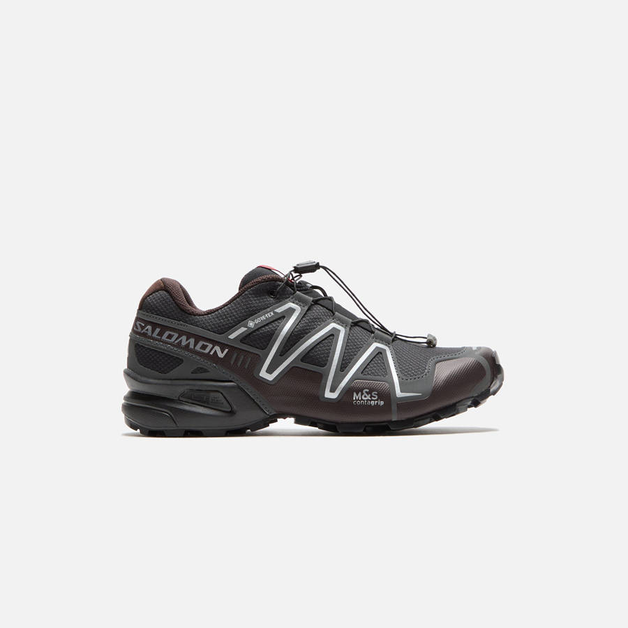Black Coffee Men Kith Salomon Speedcross 3 GTX Sneakers | 0162-JIFBY