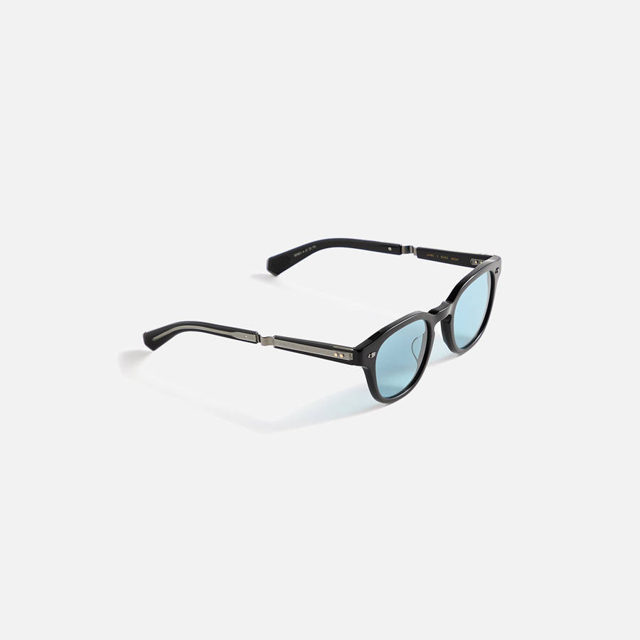 Black Grey / Blue Men Kith Garrett Leight Mr. Leight James Sunglass Sunglasses | 2869-LEWST
