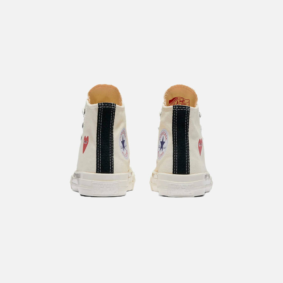 Black Kids' Kith Comme Des Garçons Play x Converse Chuck 70 High Top Sneakers | 6124-JSNEX