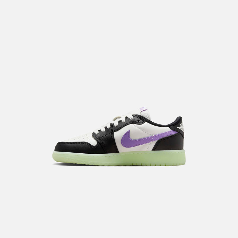 Black Kids' Kith Jordan GS Air Jordan 1 Retro Low OG Sneakers | 5678-OZIHN