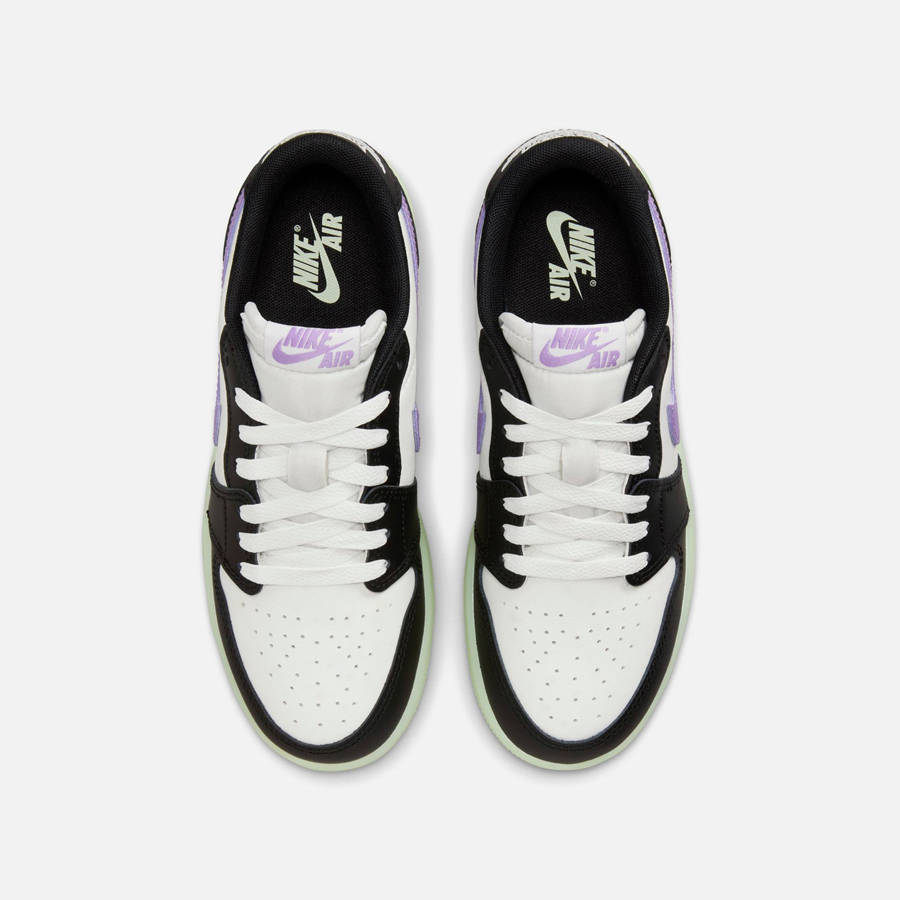 Black Kids' Kith Jordan GS Air Jordan 1 Retro Low OG Sneakers | 5678-OZIHN