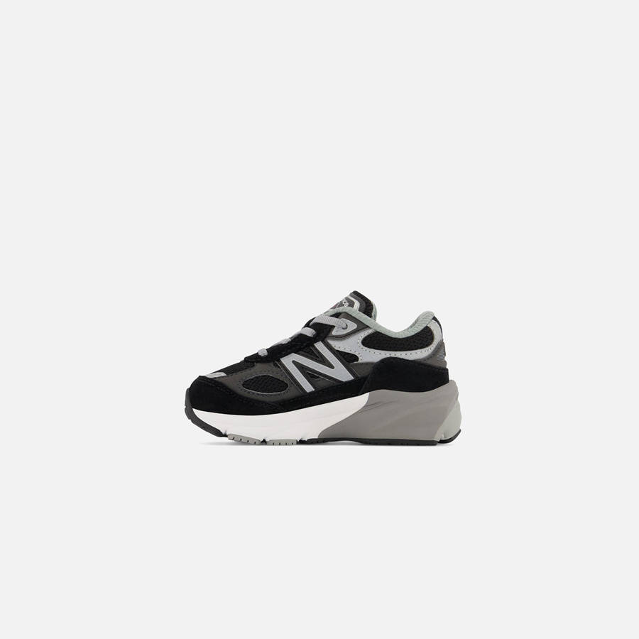 Black Kids' Kith New Balance TD Made in USA 990v6 Sneakers | 0938-LNEIG