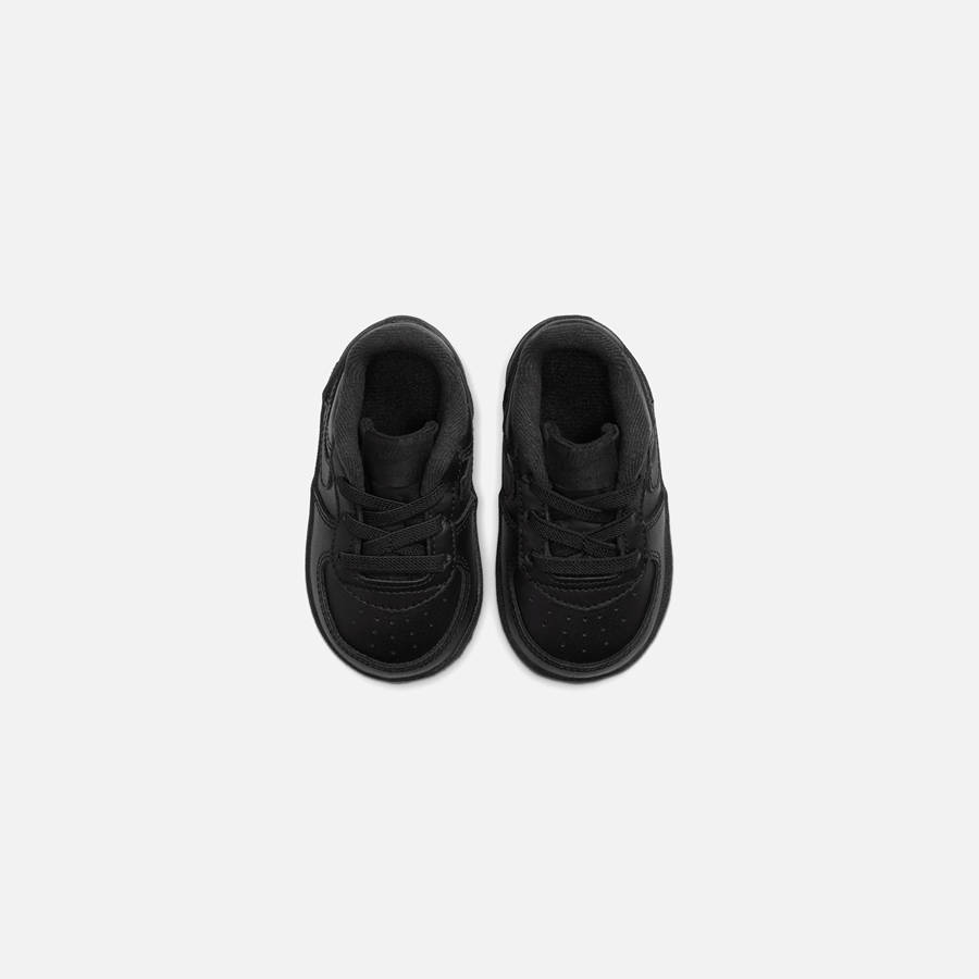 Black Kids' Kith Nike Crib Air Force 1 Sneakers | 4382-RCWXI
