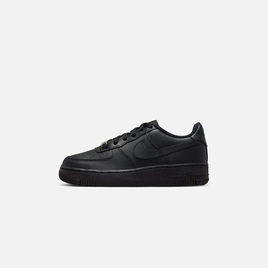 Black Kids' Kith Nike GS Air Force 1 LE Sneakers | 6423-RUQMD