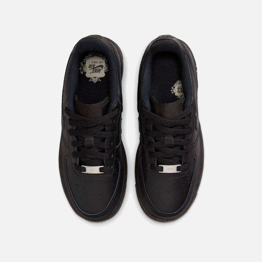 Black Kids' Kith Nike GS Air Force 1 LE Sneakers | 6423-RUQMD