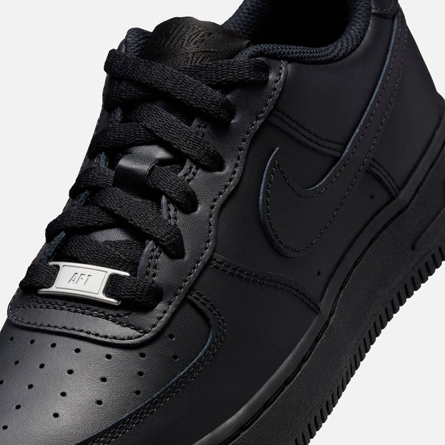 Black Kids' Kith Nike GS Air Force 1 LE Sneakers | 6423-RUQMD