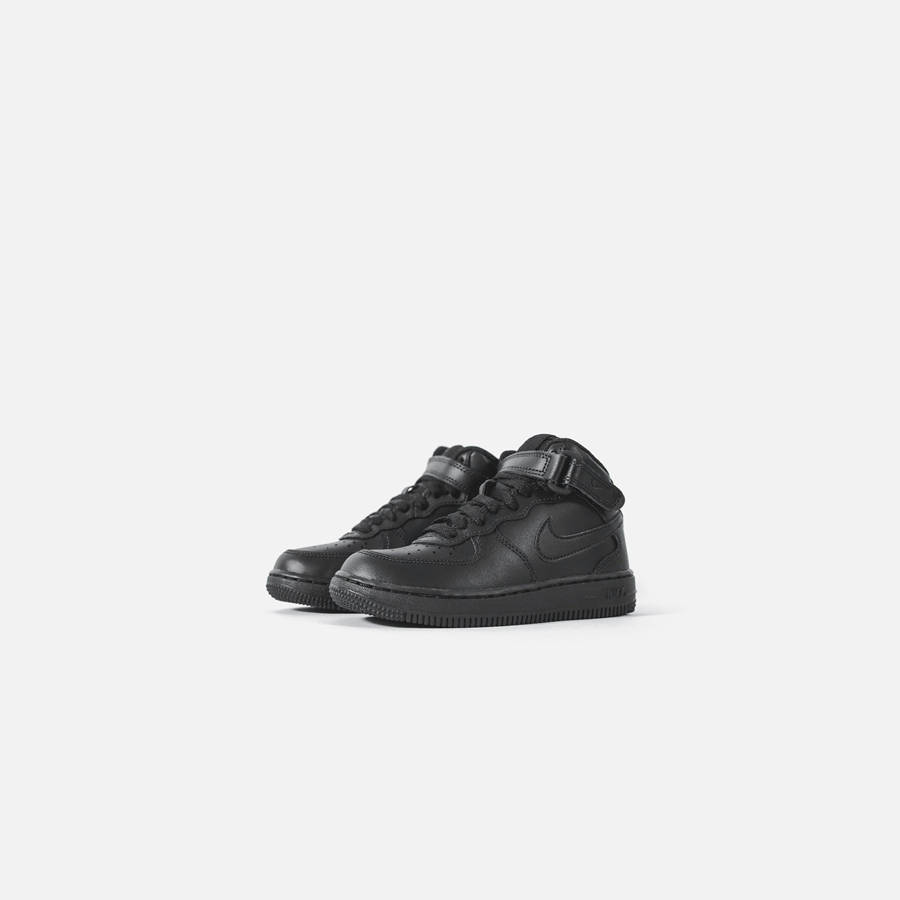 Black Kids' Kith Nike PS Air Force 1 Mid Sneakers | 8630-XNMUQ