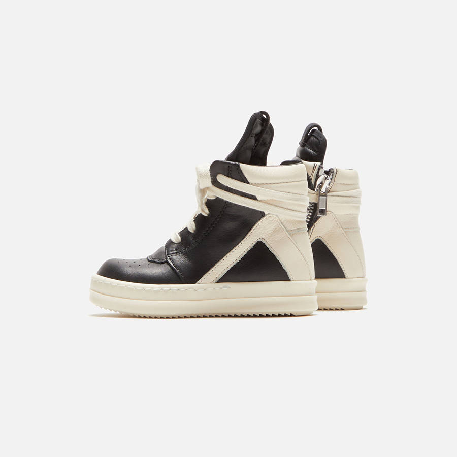Black Kids' Kith Rick Owens Baby Geobasket Sneakers | 1390-ZJPAG