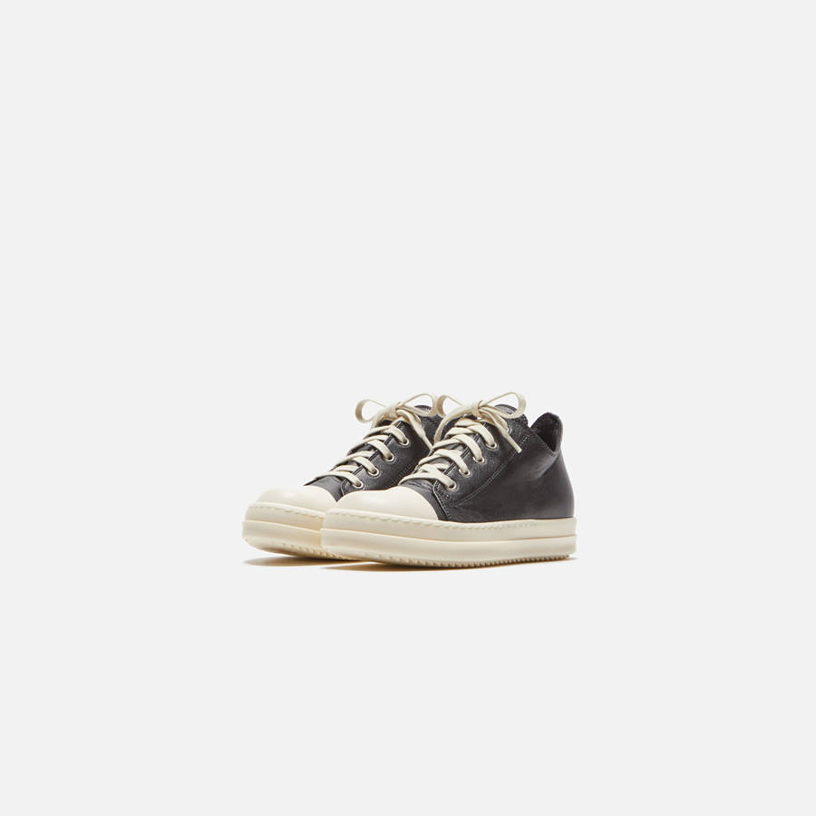 Black Kids' Kith Rick Owens Scarpe Pelle Low Sneakers | 1794-FOTHP