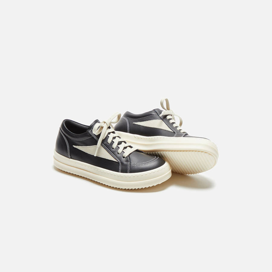 Black Kids' Kith Rick Owens Vintage Sneakers | 8409-QOTCU