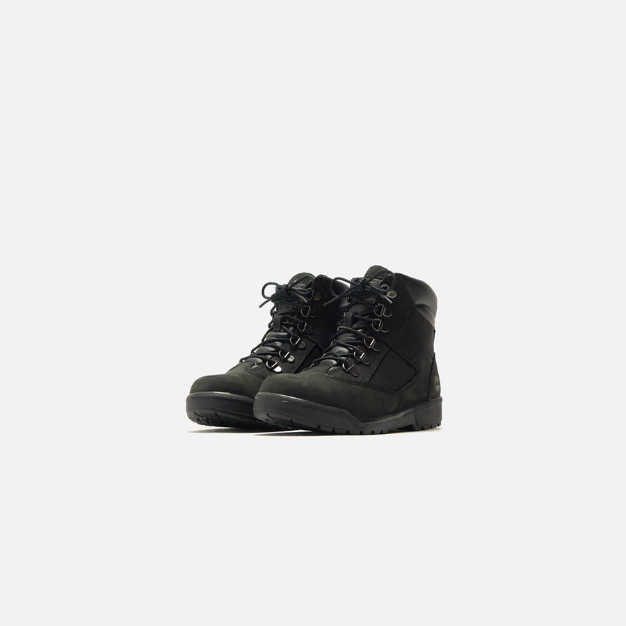 Black Kids' Kith Timberland Grade School Field Boots | 0835-YBIGX