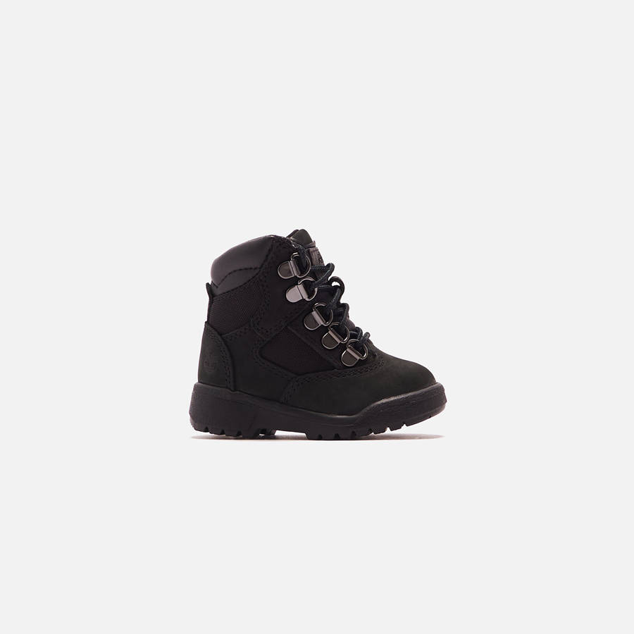 Black Kids' Kith Timberland Toddler Field Boots | 0497-KNDTG