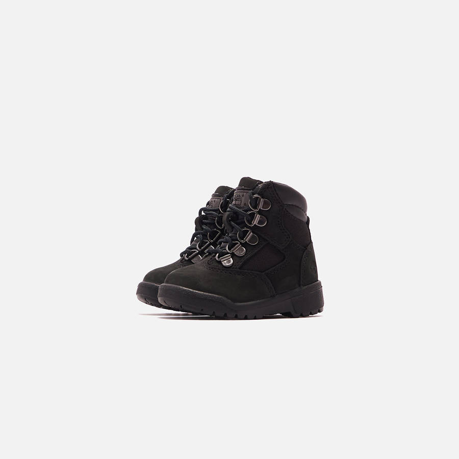 Black Kids' Kith Timberland Toddler Field Boots | 0497-KNDTG