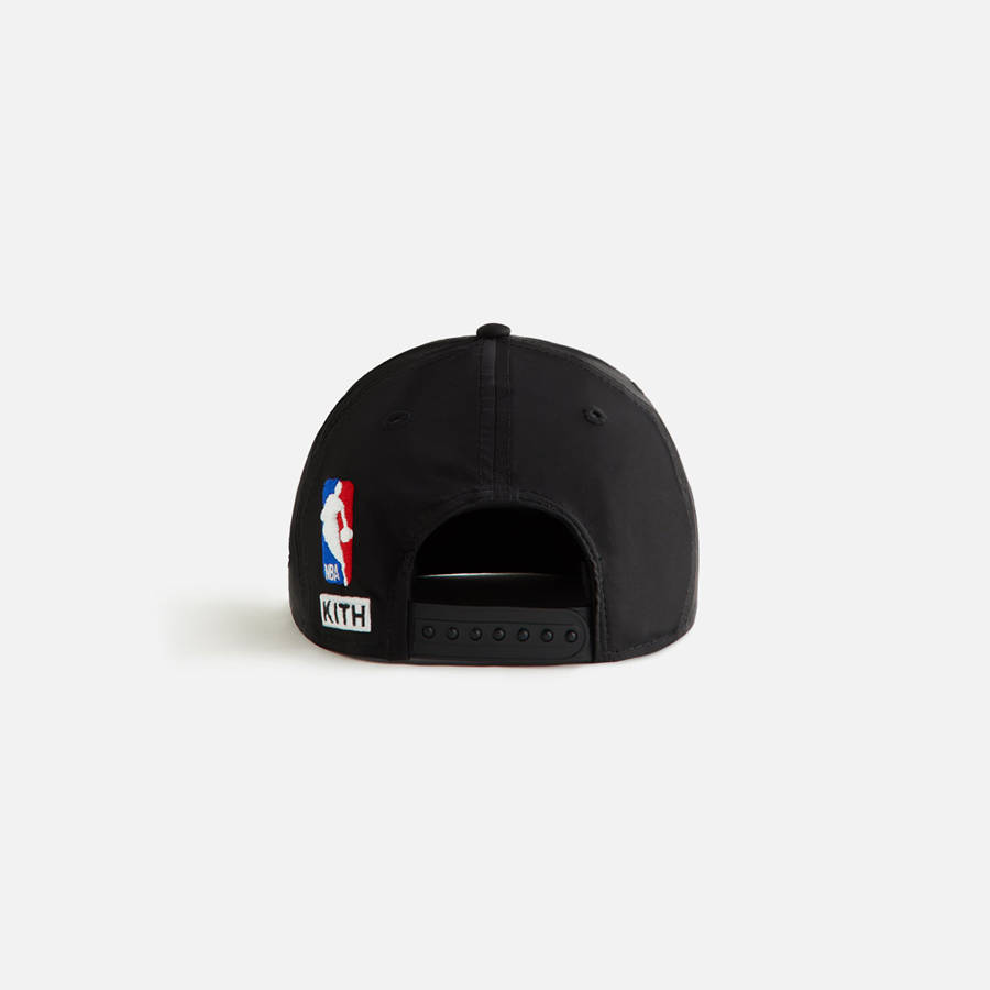 Black Kids' Kith and New Era for the New York Knicks Billboard 9FIFTY Snapback Headwear | 2418-CAWDO