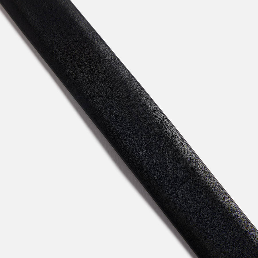 Black Men Kith Anderson's Tanned Leather With Metal Tip And Keeper Belts | 2839-DVBCM
