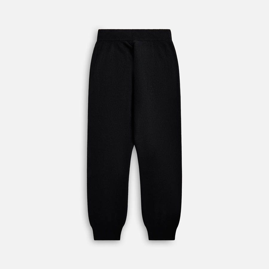 Black Men Kith Auralee Baby Cashmere Knits Pants | 1673-GRJKX