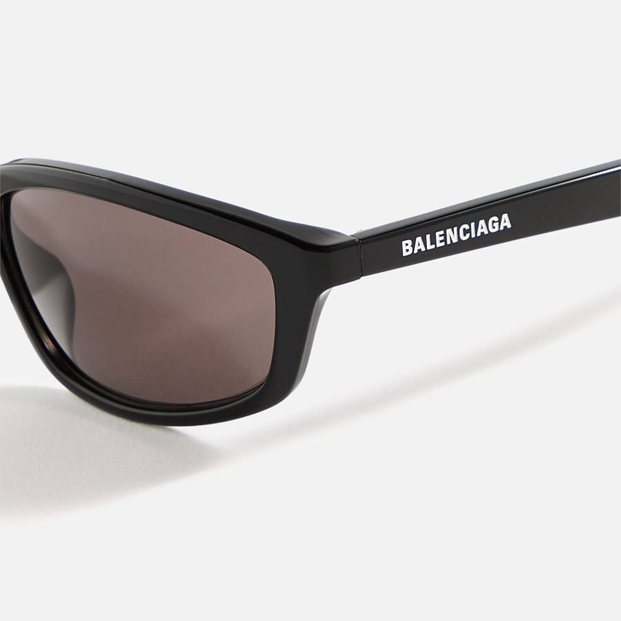 Black Men Kith Balenciaga Rectangular Frames Sunglasses | 3784-DHWYQ