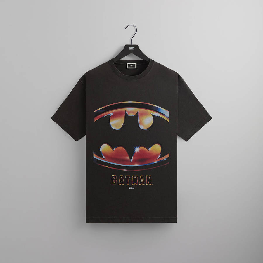 Black Men Kith Batman | 1989 Vintage T-Shirt | 7805-LTBPU