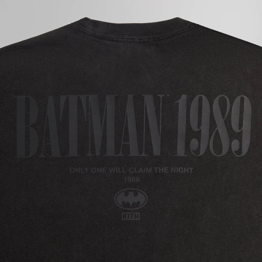 Black Men Kith Batman | 1989 Vintage T-Shirt | 7805-LTBPU