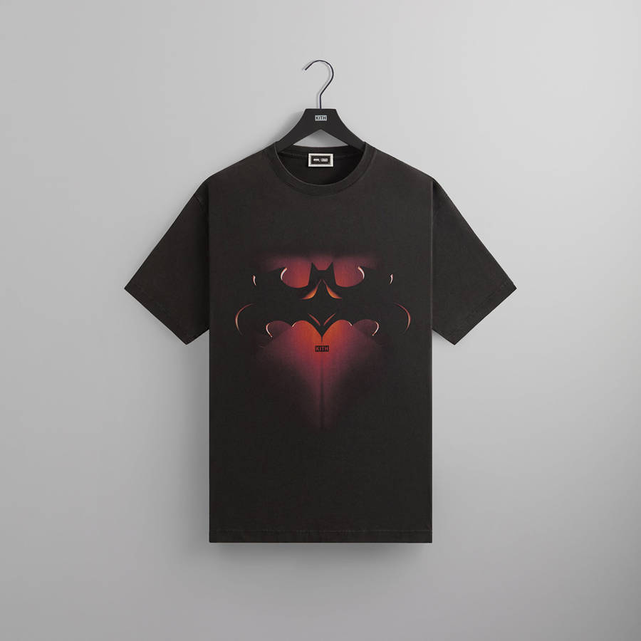 Black Men Kith Batman | Batman and Robin Logo Vintage T-Shirt | 4961-VAEUW