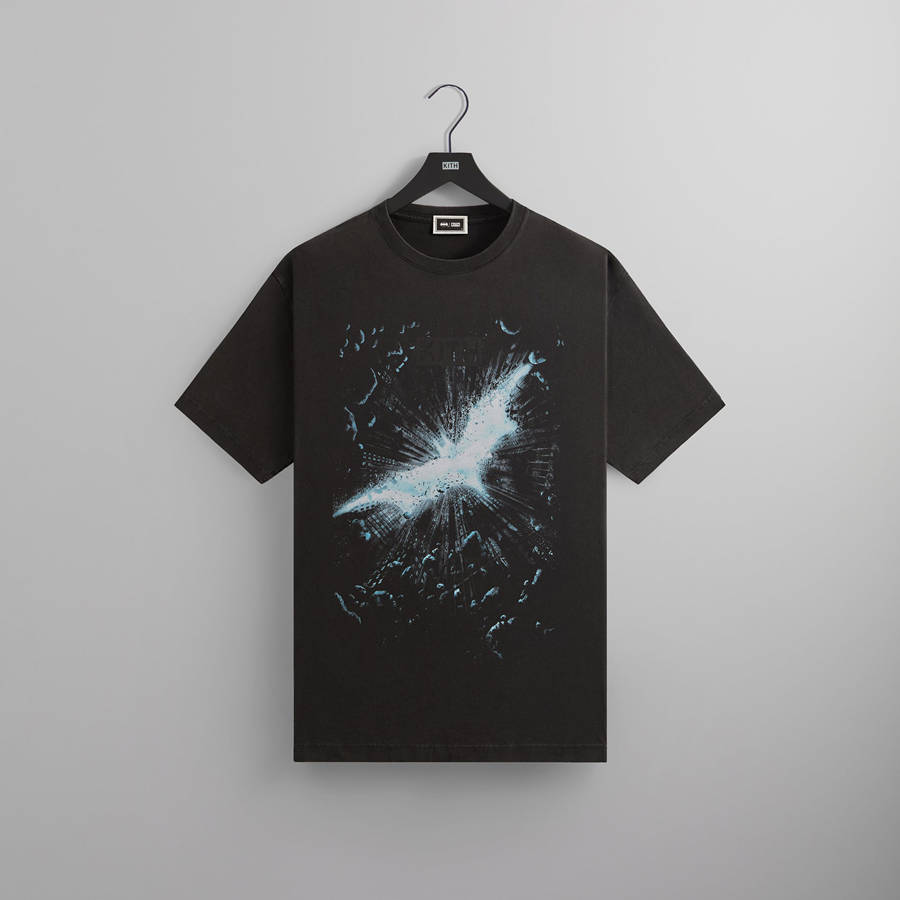 Black Men Kith Batman | Dark Knight ADV Vintage T-Shirt | 6127-OFPQN