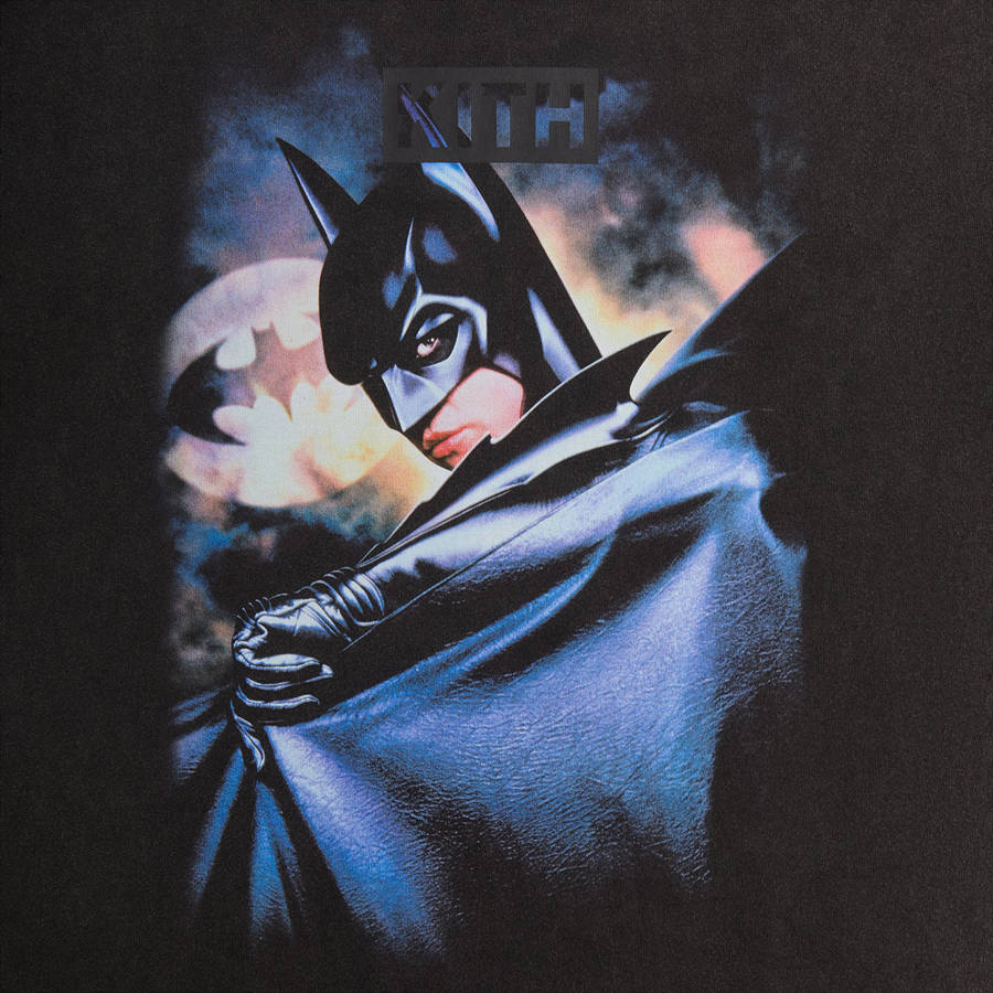 Black Men Kith Batman | Forever Hero Vintage T-Shirt | 2804-RYTXM