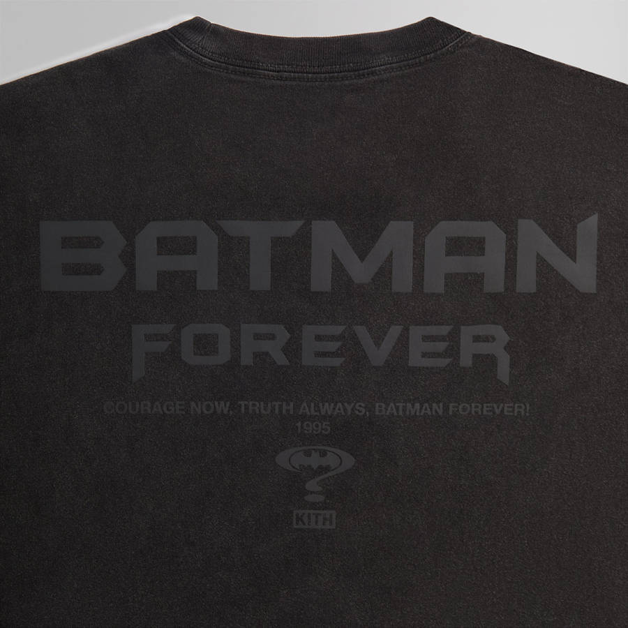 Black Men Kith Batman | Forever Hero Vintage T-Shirt | 2804-RYTXM