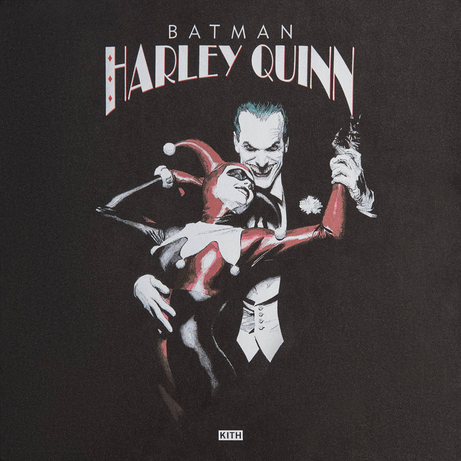 Black Men Kith Batman | Harley Quinn Vintage Shirts | 6401-SLIXE