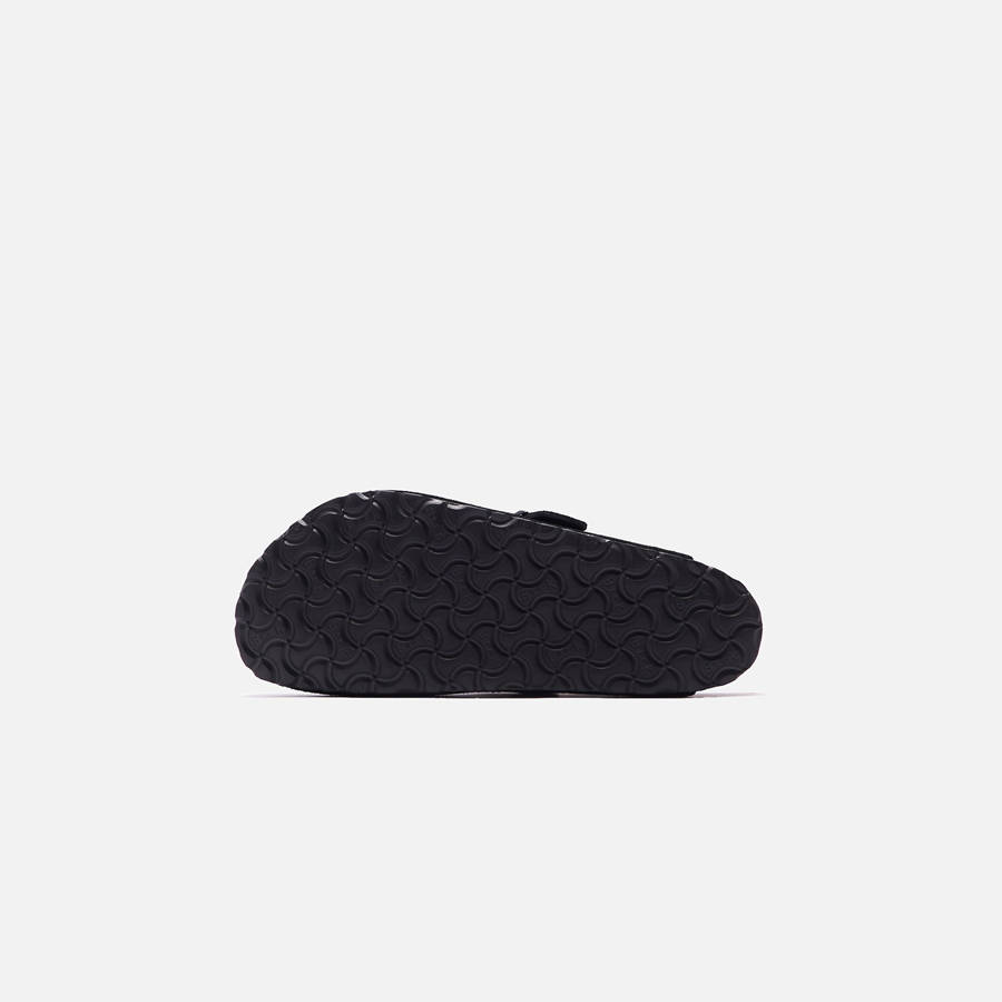 Black Men Kith Birkenstock Boston Shearling Sandals | 3152-TXYBD