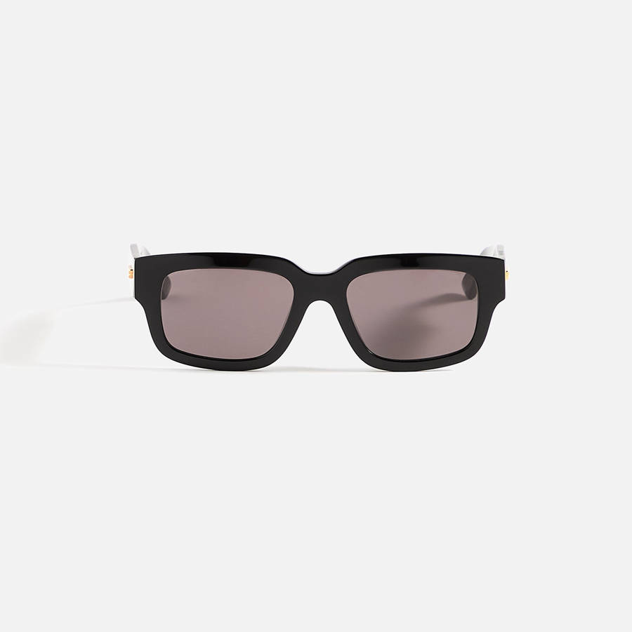 Black Men Kith Bottega Veneta Rectangular Frames Sunglasses | 2365-RBQDJ