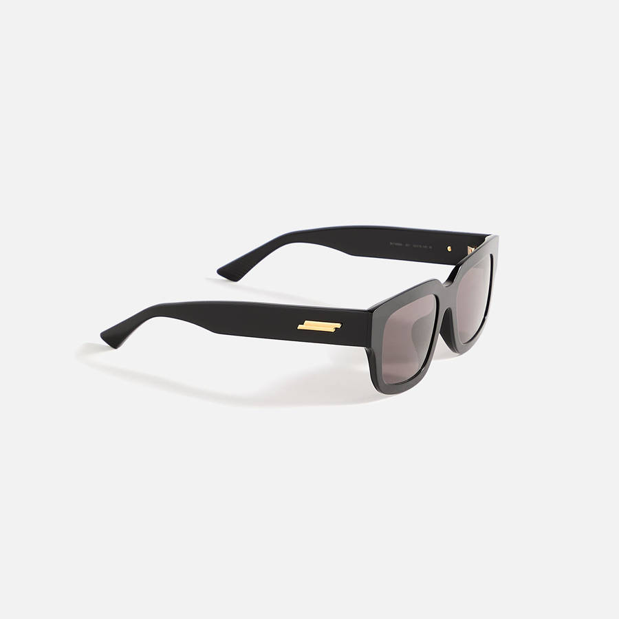Black Men Kith Bottega Veneta Rectangular Frames Sunglasses | 2365-RBQDJ