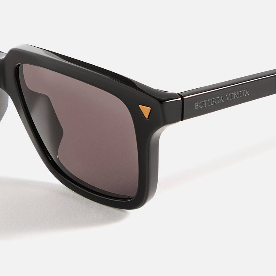 Black Men Kith Bottega Veneta Rectangular Frames Sunglasses | 9487-HGXJD