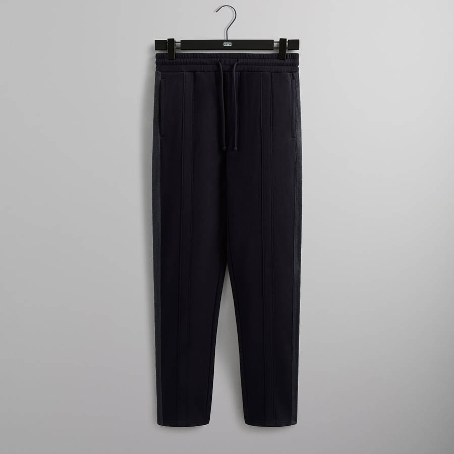Black Men Kith Bryson Panelled Sweat Pants | 7965-VKAQC