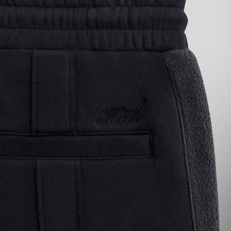 Black Men Kith Bryson Panelled Sweat Pants | 7965-VKAQC