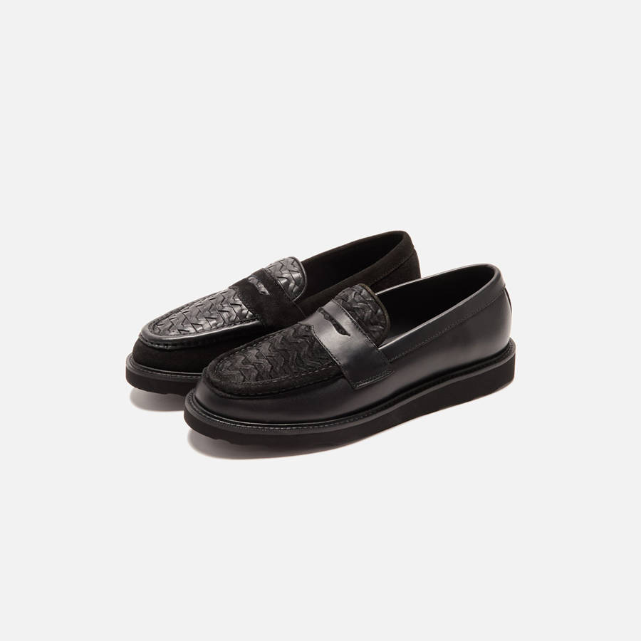 Black Men Kith Caminando Loafers | 6975-SGYWA