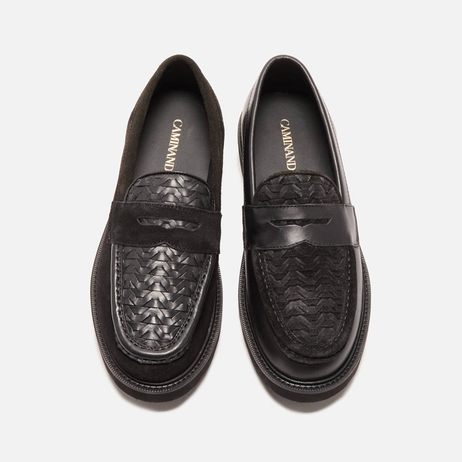 Black Men Kith Caminando Loafers | 6975-SGYWA