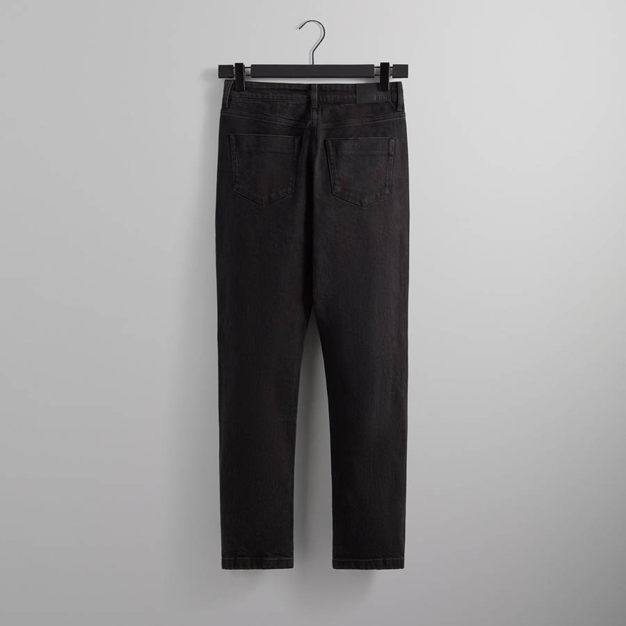 Black Men Kith Centre Straight Jeans | 4756-FXPGL