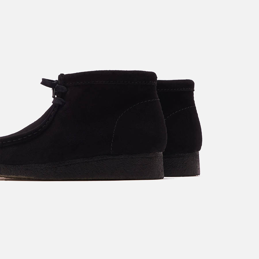 Black Men Kith Clarks Wallabee Boots | 3907-WFLKC